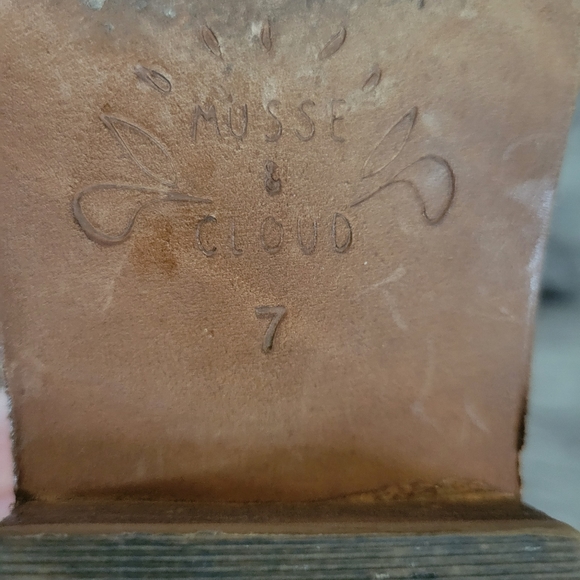 ANTHROPOLOGIE  Musse & Cloud Coolway Anisse Leather Boho Western Booties size 7 - Picture 5 of 16